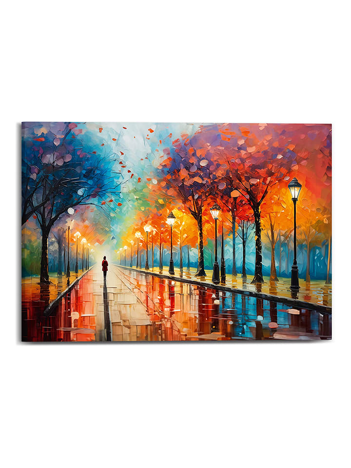 Orangewallz Druk artystyczny "Colourful Lane" rozmiar: 50x70 cm