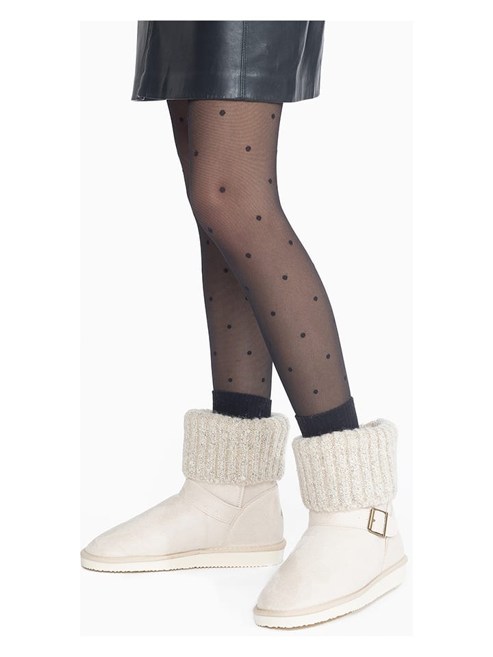 ISLAND BOOT Botki zimowe "Kourtney" w kolorze kremowym rozmiar: 36