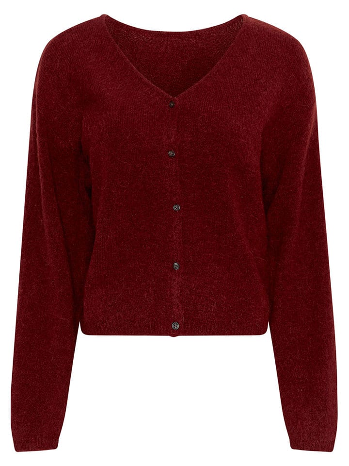 MOSS COPENHAGEN Kardigan "Milania" w kolorze bordowym rozmiar: M/L