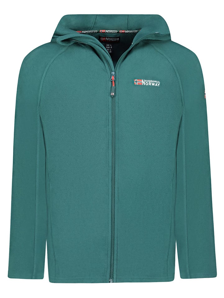 Geographical Norway Kurtka polarowa "Tugood" w kolorze ciemnozielonym rozmiar: XXL