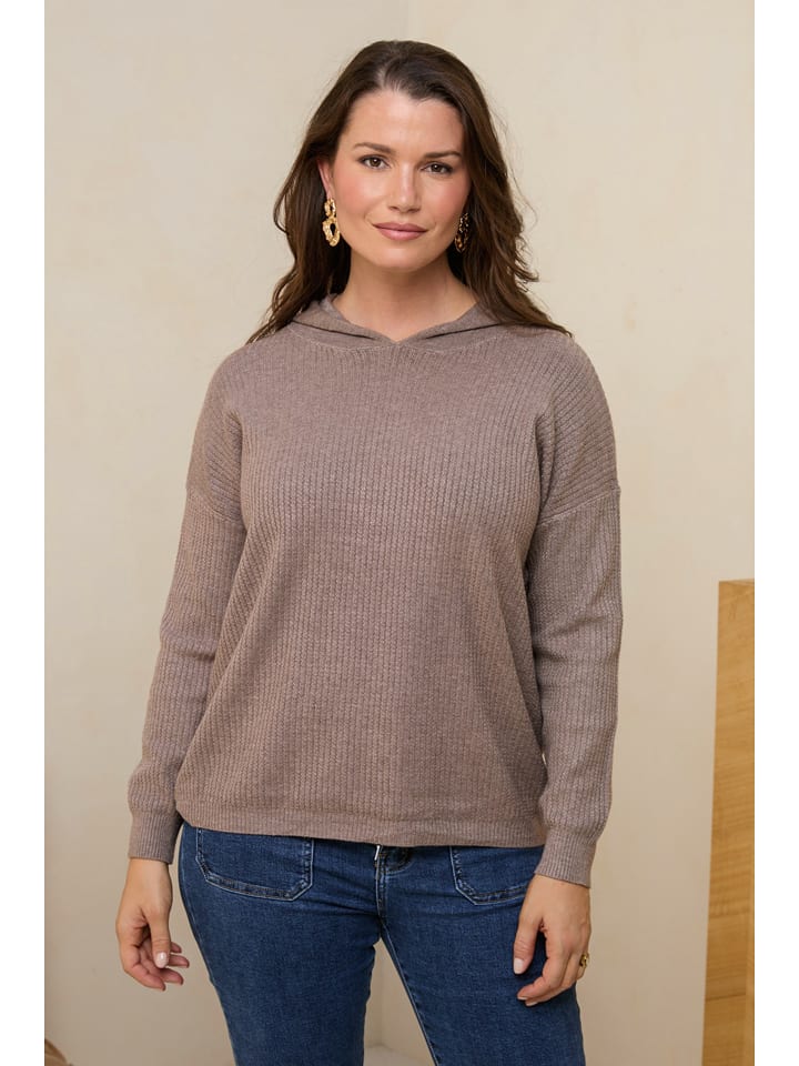 Soft Cashmere Sweter w kolorze szarobrązowym rozmiar: 34/36