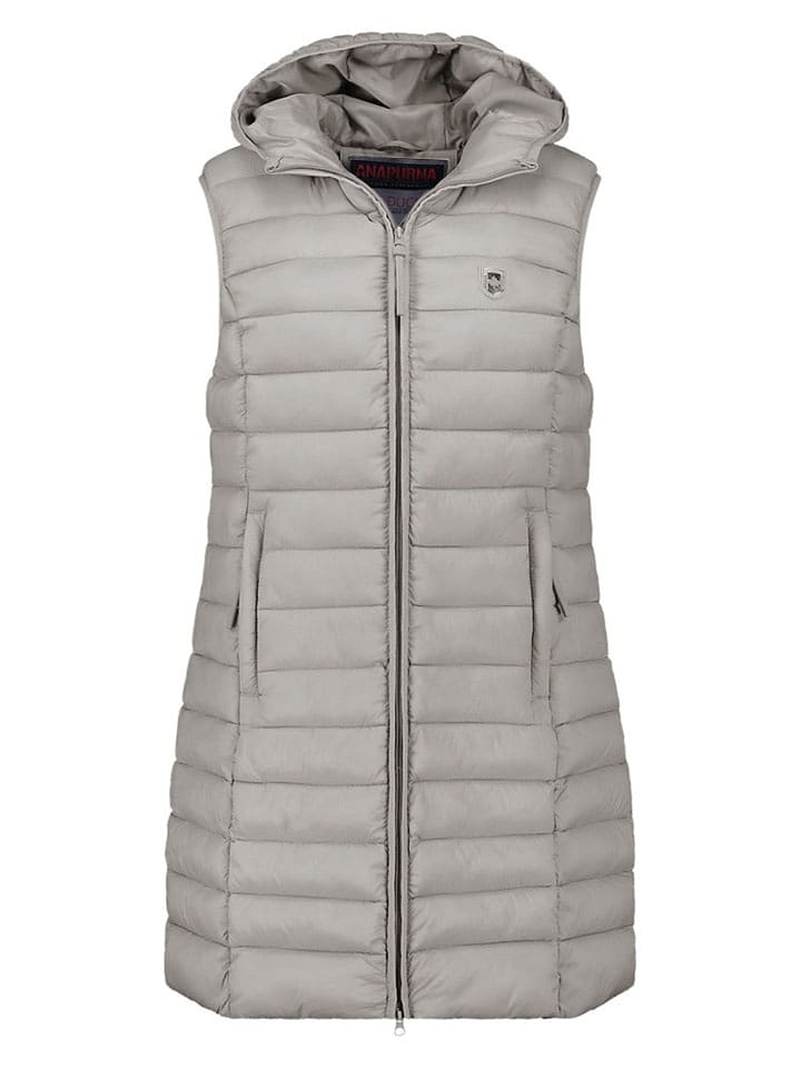 ANAPURNA Kamizelka pikowana "Vakitalana Long" w kolorze szarym rozmiar: XXL