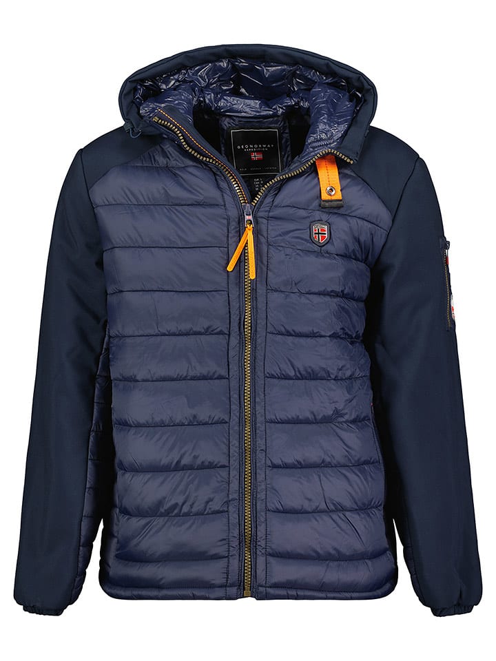 Geographical Norway Kurtka pikowana "Abator" w kolorze granatowym rozmiar: S