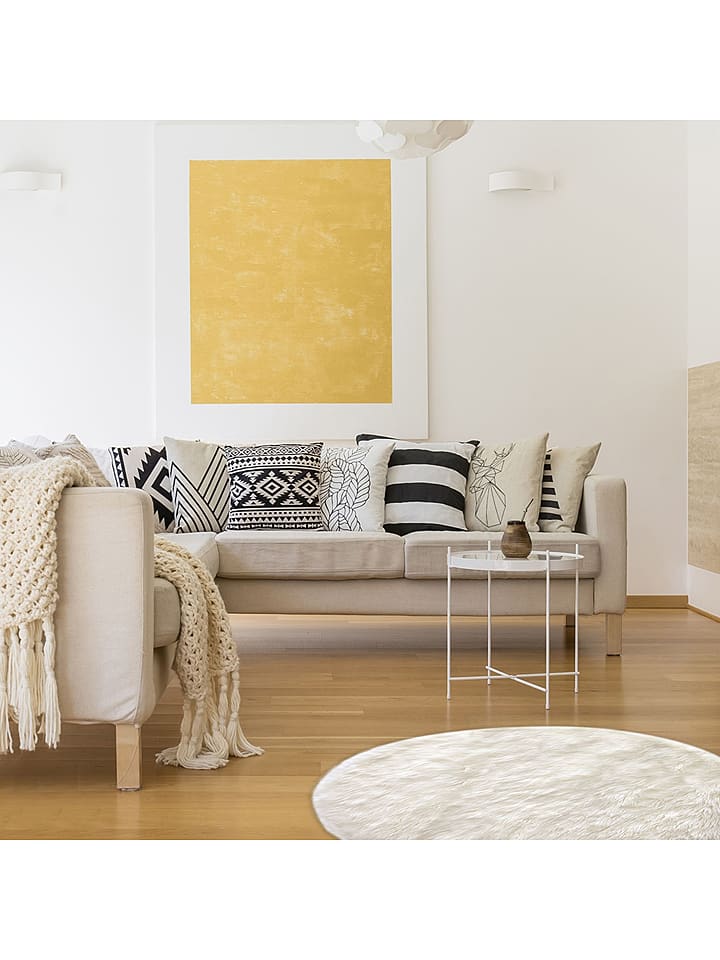 The Home Deco Kids Dywan w kolorze kremowym - Ø 115 cm rozmiar: onesize