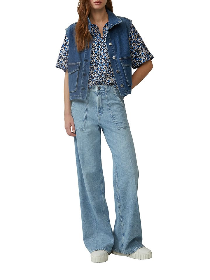 s.Oliver Bluzka w kolorze niebiesko-granatowym rozmiar: 34