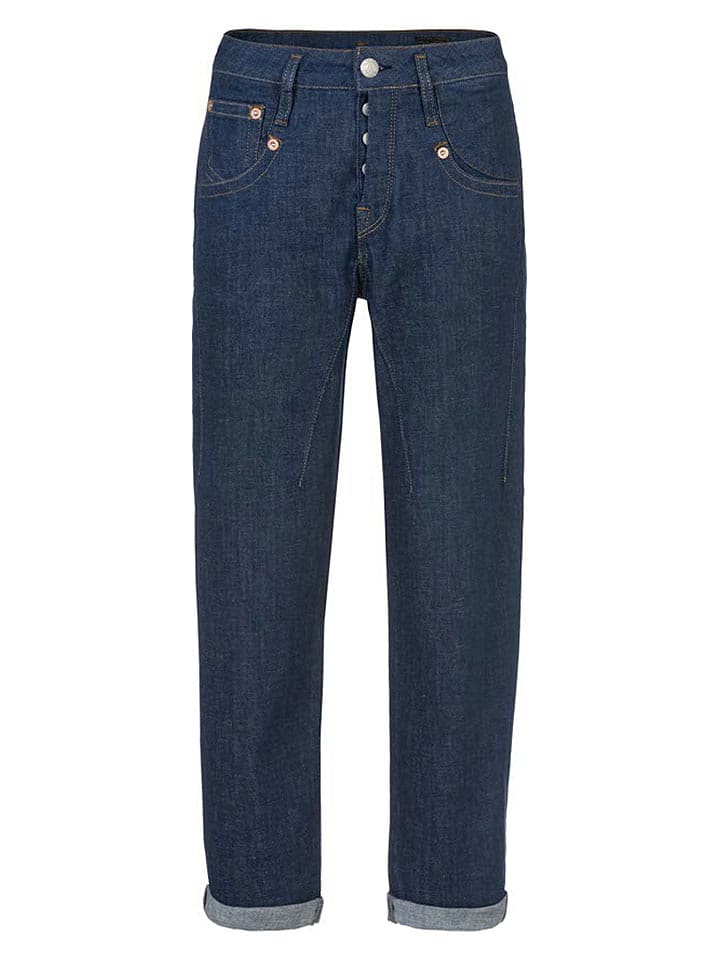 Herrlicher Dżinsy "Shyra" - Tapered fit - w kolorze granatowym rozmiar: W29