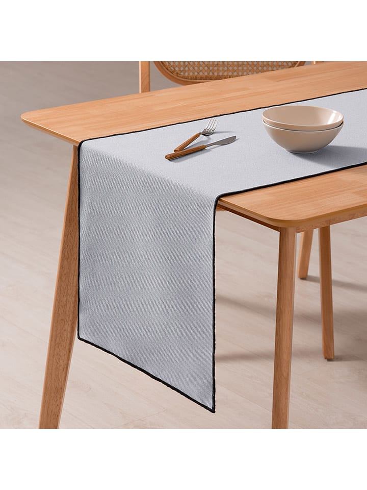 GAMUSI Bieżnik "Liso" w kolorze szarym rozmiar: 45x150 cm