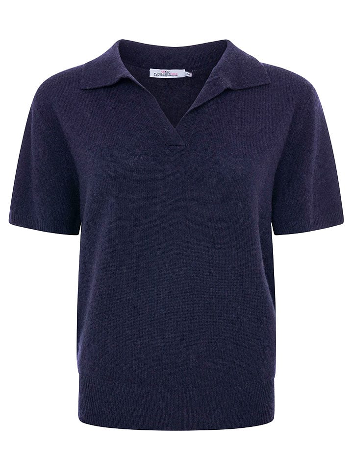 Zwillingsherz Koszulka polo w kolorze granatowym rozmiar: XL