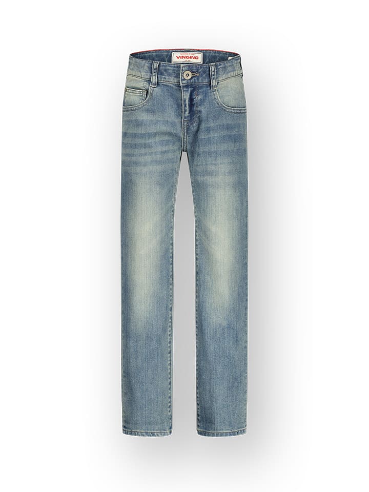 Vingino Dżinsy "Baggio" - Regular fit - w kolorze błękitnym rozmiar: 176