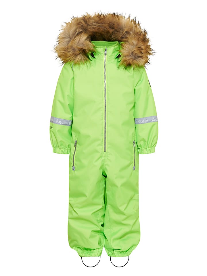 HULABALU Kombinezon zimowy "Happy" w kolorze zielonym rozmiar: 104
