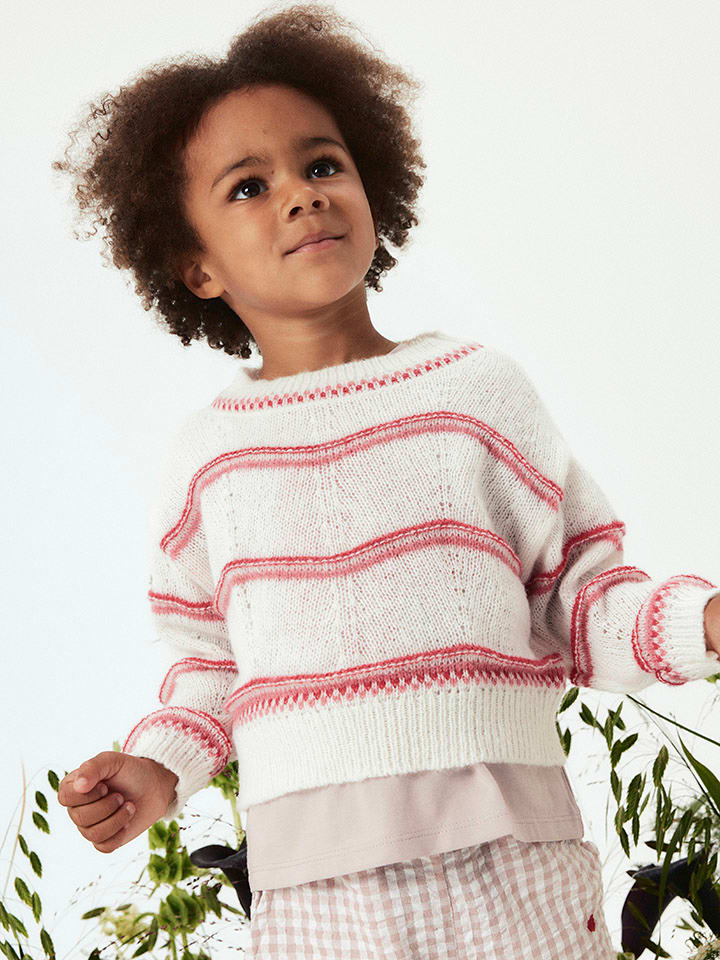 name it Sweter w kolorze białym rozmiar: 98