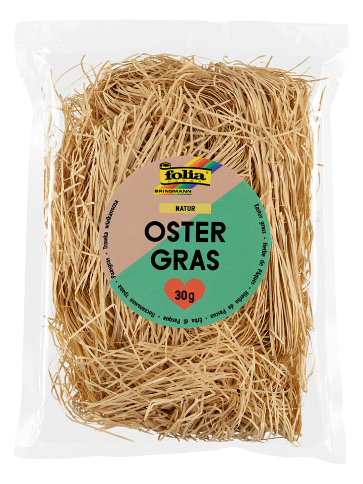 folia PAPER Trawa dekoracyjna w kolorze jasnobrązowym - 6+ rozmiar: onesize