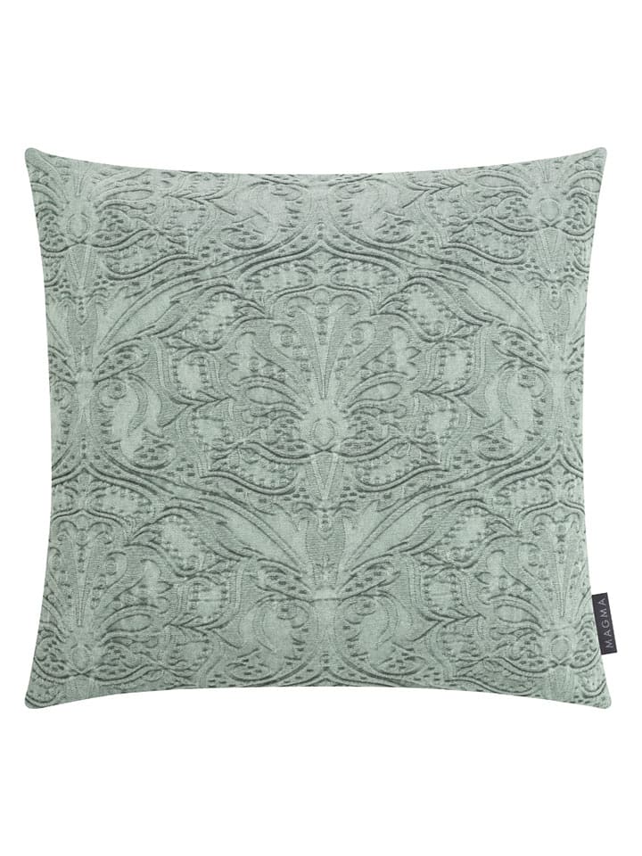 Magma Heimtex Poszewka "Levelin" w kolorze zielonym na poduszkę - 50 x 50 cm rozmiar: onesize