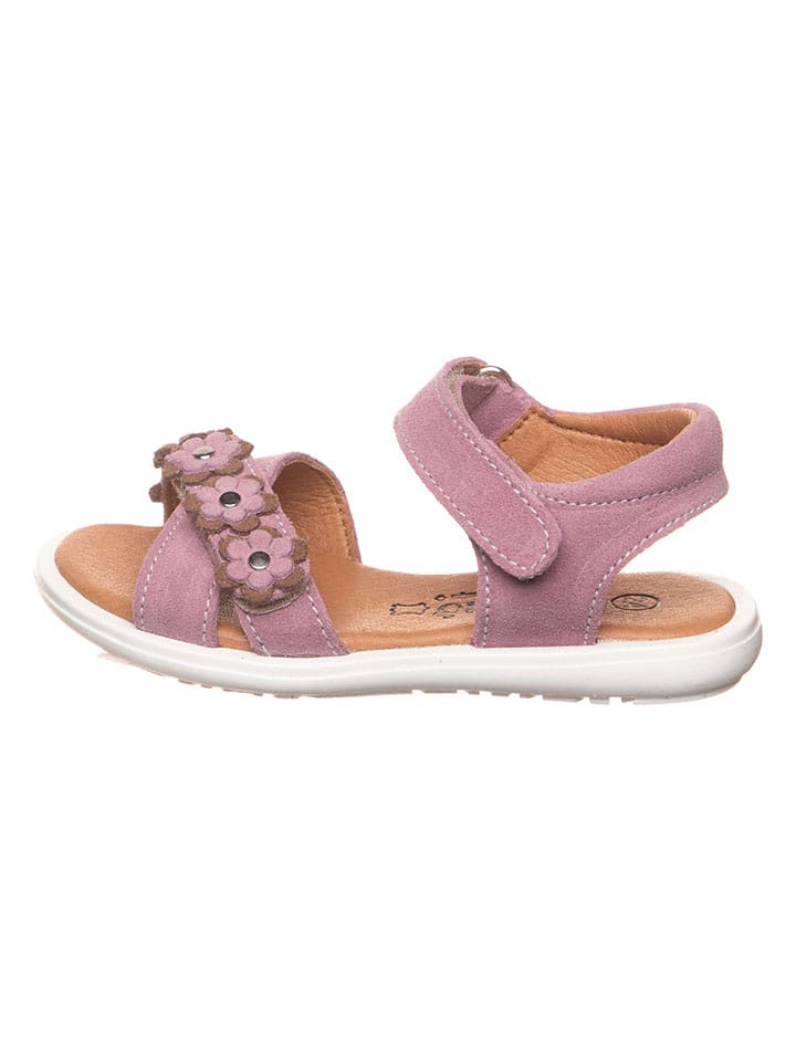 lamino Skórzane sandały w kolorze jasnoróżowym rozmiar: 24