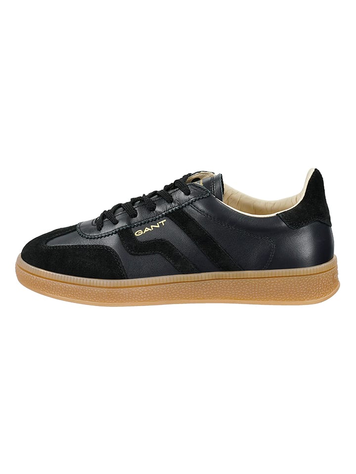 GANT Footwear Skórzane sneakersy "Cuzima" w kolorze czarnym rozmiar: 36