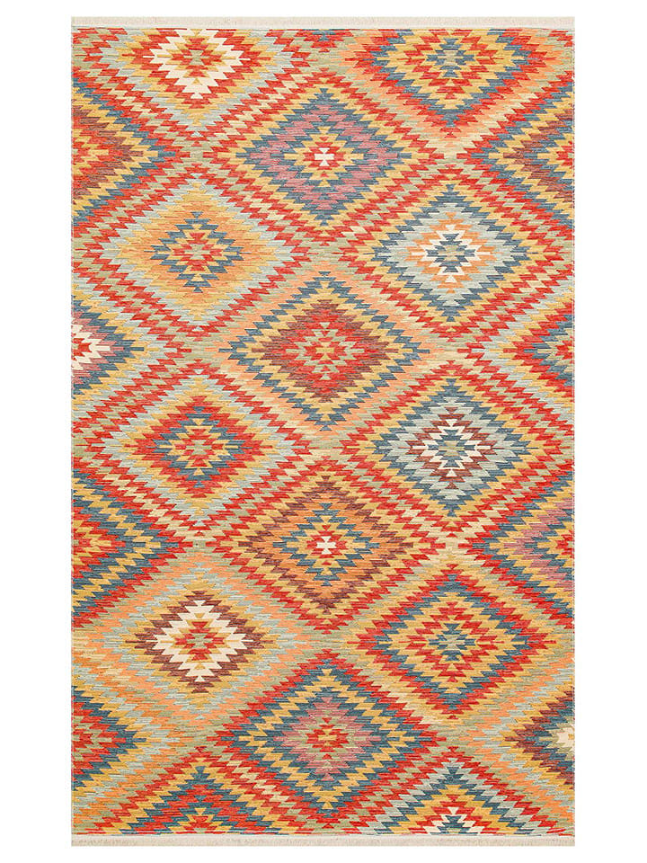 Conceptum Hypnose Dywan bawełniany "NMD 07" w kolorze beżowym ze wzorem rozmiar: 80x300 cm