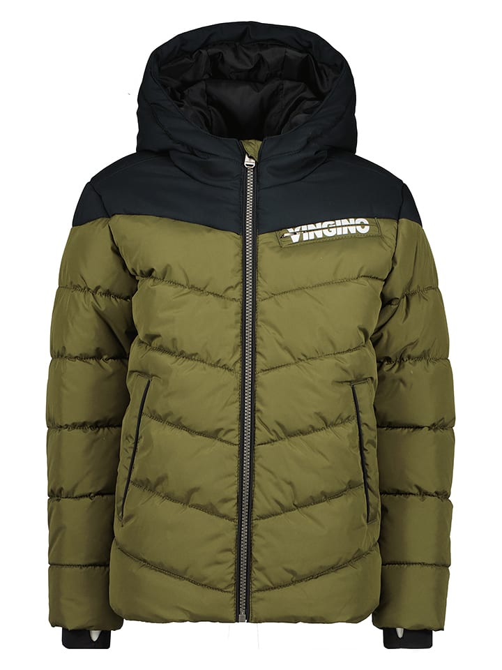 Vingino Kurtka przejściowa "Taros" w kolorze oliwkowo-czarnym rozmiar: 104