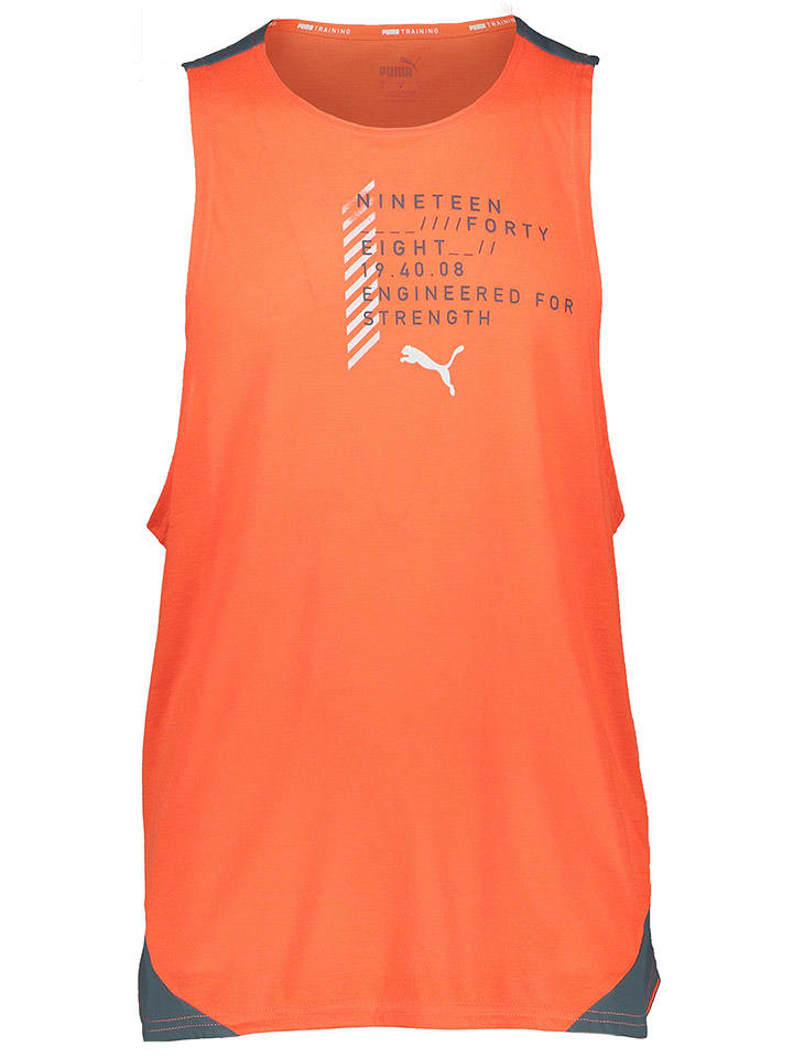Puma Top funkcyjny "Train Everfresh" w kolorze pomarańczowym rozmiar: M