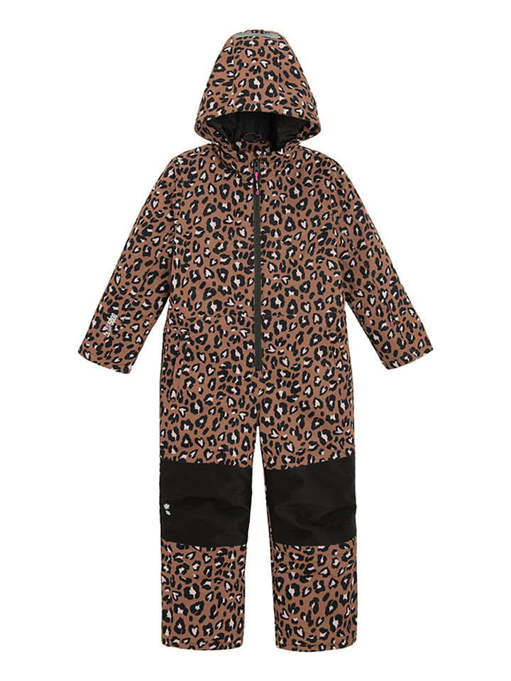 COOL CLUB Kombinezon zimowy w kolorze jasnobrązowo-biało-czarnym rozmiar: 116