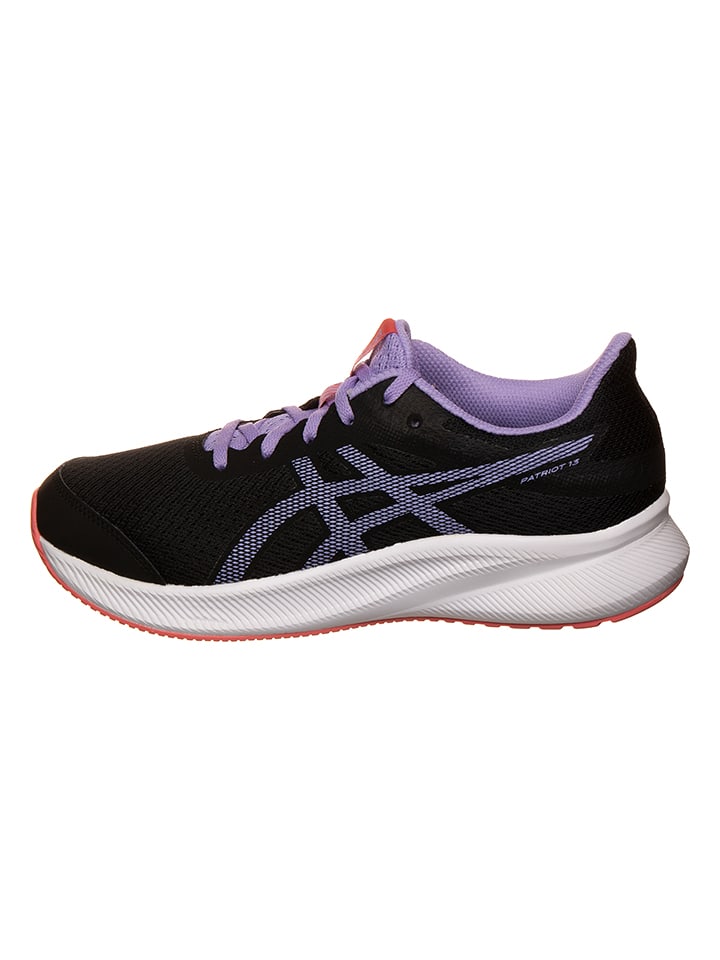asics Buty "PATRIOT 13 GS" w kolorze czarno-lawendowym do biegania rozmiar: 32,5