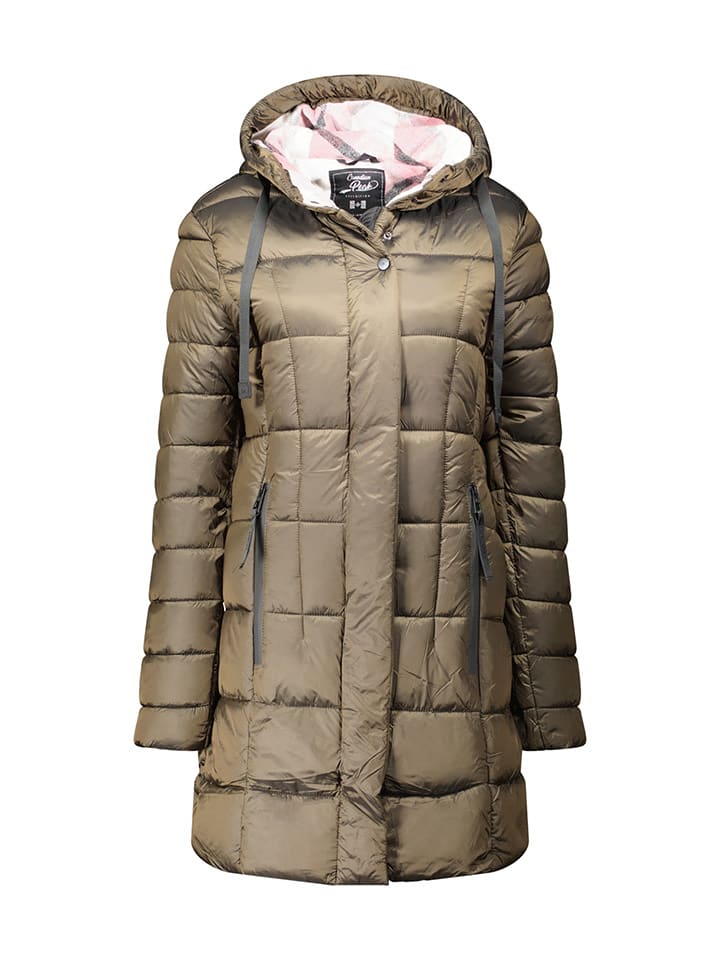Canadian Peak Płaszcz zimowy "Bullieak" w kolorze khaki rozmiar: S