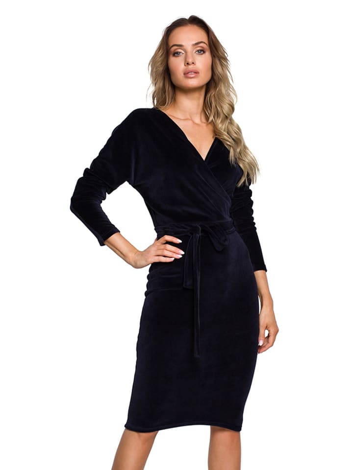 made of emotion Sukienka w kolorze granatowym rozmiar: XXL