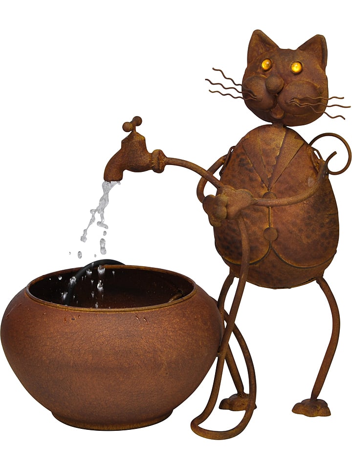 Profigarden Dekoracyjna fontanna w kolorze brązowym - 39 x 44,5 x 25,5 cm rozmiar: onesize