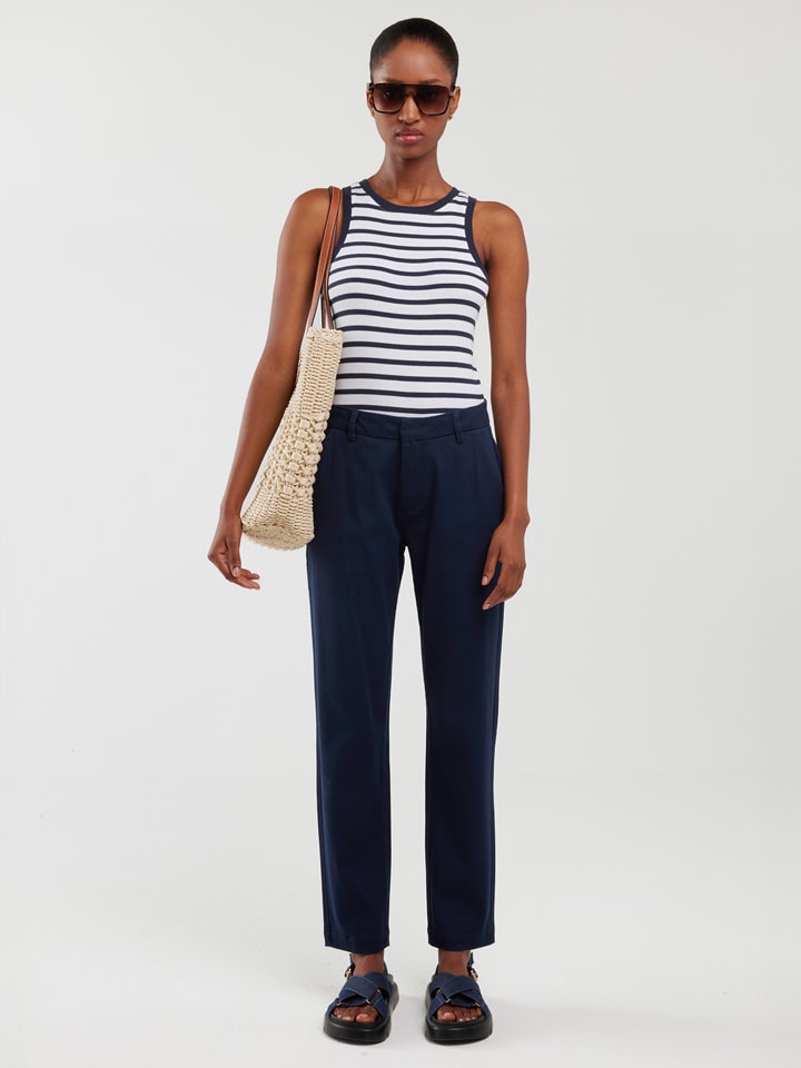 BIG STAR Spodnie chino w kolorze granatowym rozmiar: W28/L30