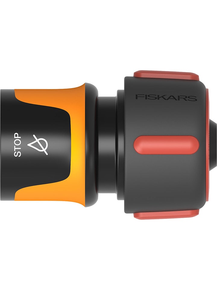 Fiskars Złącze "CF QuHoseConnSTOP" w kolorze czarno-pomarańczowo-czerwonym do węża rozmiar: onesize