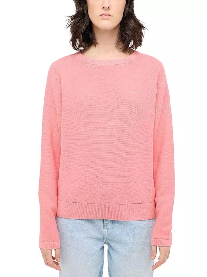 Mustang Sweter w kolorze jasnoróżowym rozmiar: M