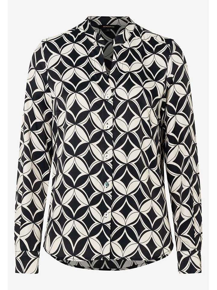 More & More Bluzka w kolorze czarno-białym rozmiar: 40