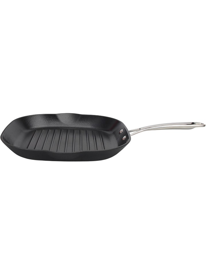 Laguiole Patelnia grillowa w kolorze czarnym - 28 x 5,5 cm rozmiar: onesize