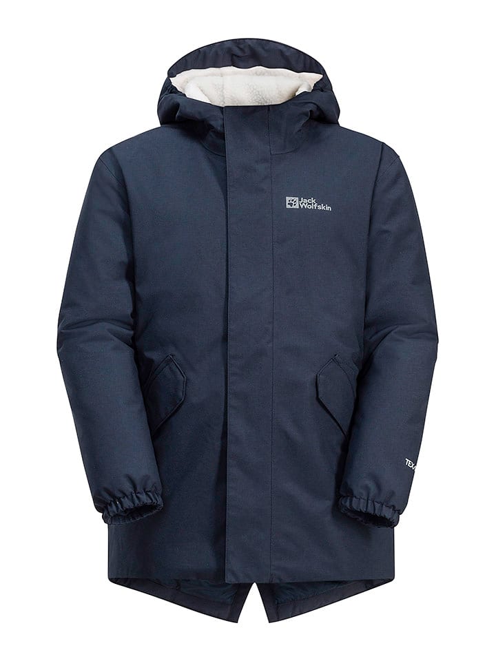 Jack Wolfskin Parka "Cosy Bear" w kolorze granatowym rozmiar: 116