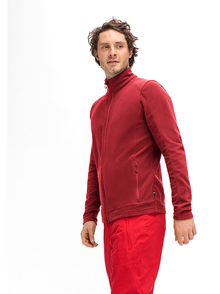 Maier Sports Kurtka polarowa "Dennis" w kolorze czerwonym rozmiar: 56