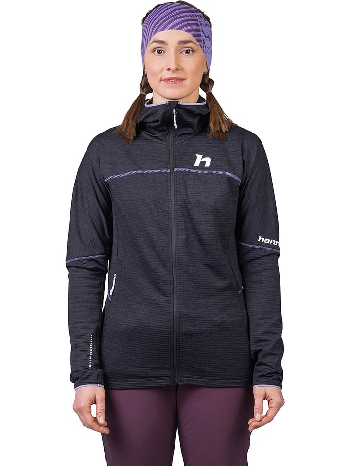 Hannah Kurtka funkcyjna "Meda" w kolorze antracytowo-fioletowym rozmiar: 42