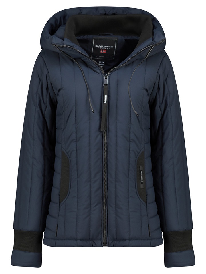 Geographical Norway Kurtka pikowana "Bitia" w kolorze granatowym rozmiar: L