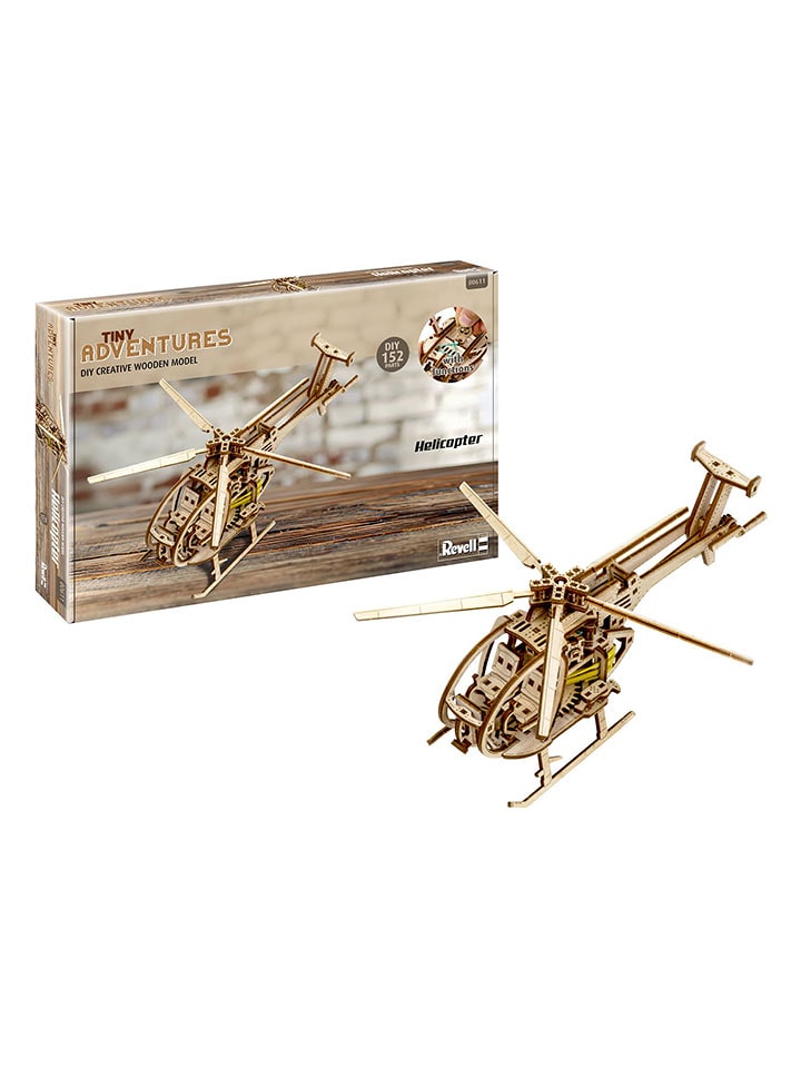 Revell 173-częściowe puzzle 3D "Tiny Adventures - Helicopter" - 12+ rozmiar: onesize