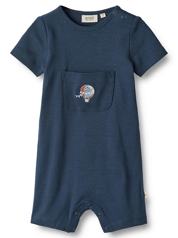 Wheat Rampers "Asmus" w kolorze granatowym rozmiar: 80