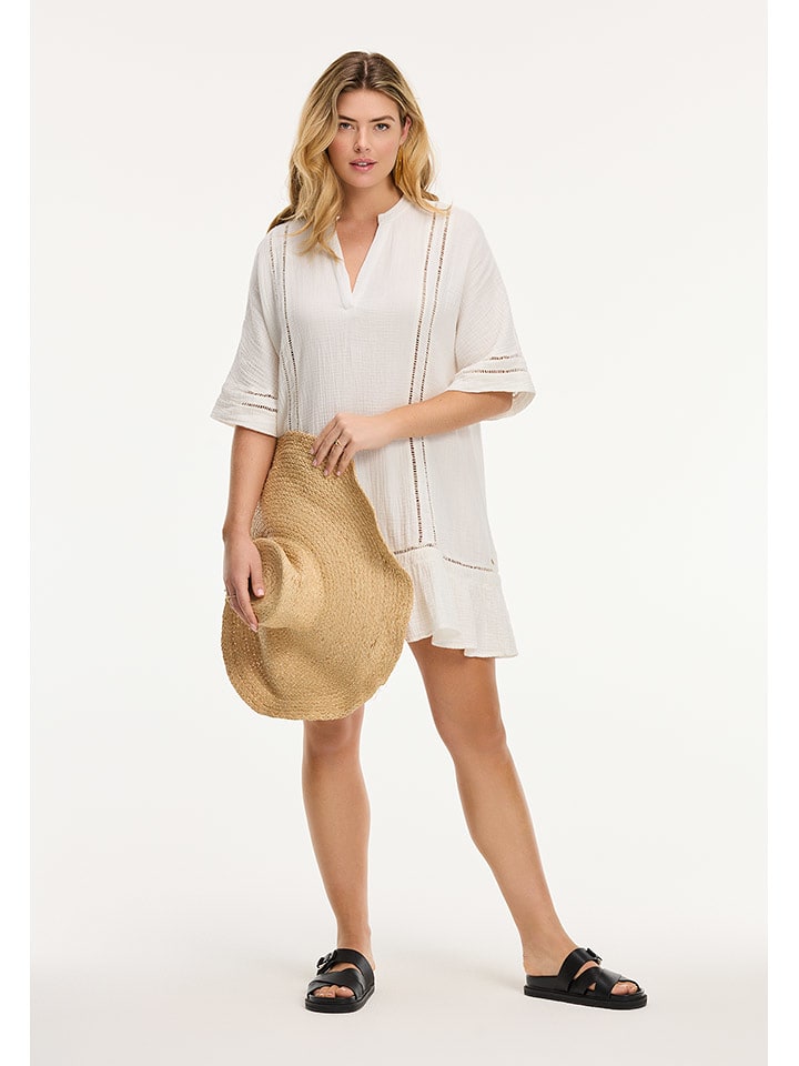 SHIWI Sukienka "Corfu" w kolorze białym rozmiar: L