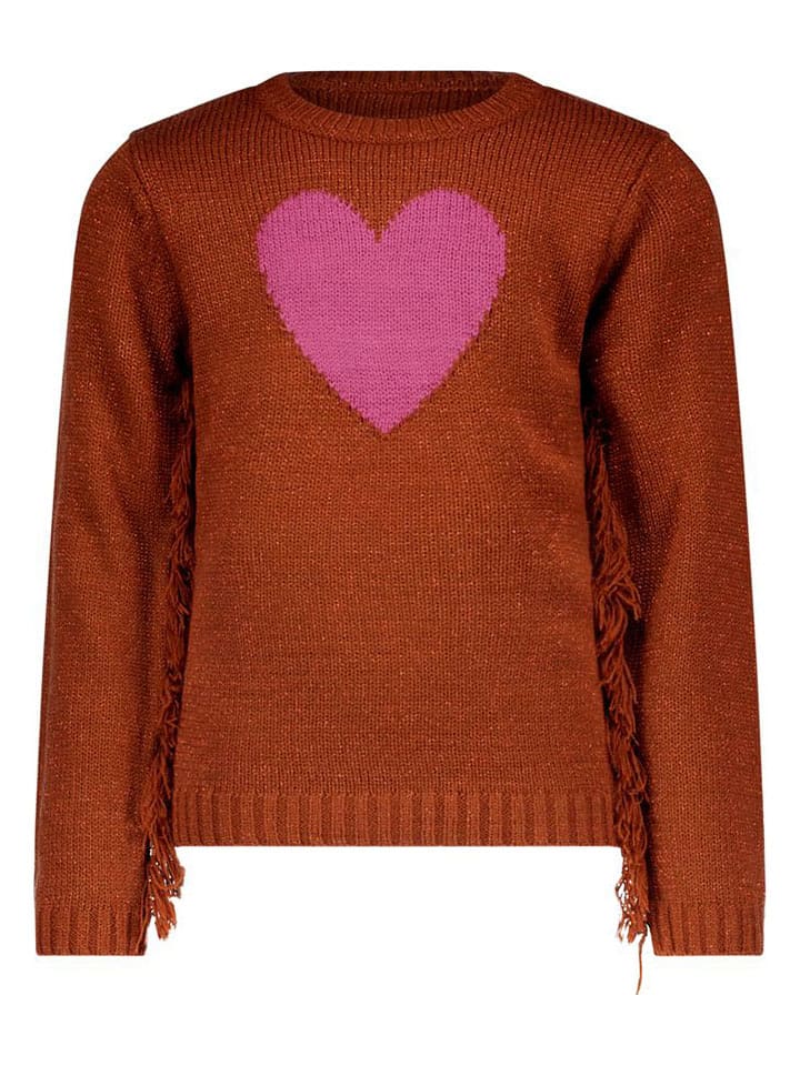 B.Nosy Sweter "Kate" w kolorze jasnobrązowym rozmiar: 110/116