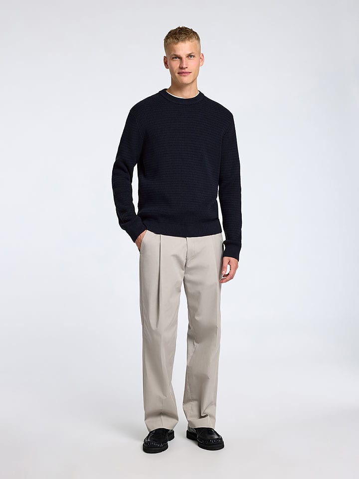 SELECTED HOMME Sweter "Theo" w kolorze granatowym rozmiar: XL