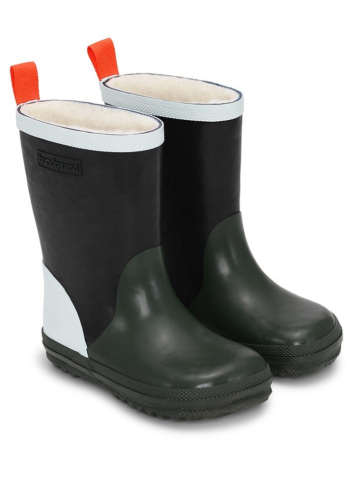 Bundgaard Kalosze "Charly High Warm" w kolorze czarno-zielonym rozmiar: 32
