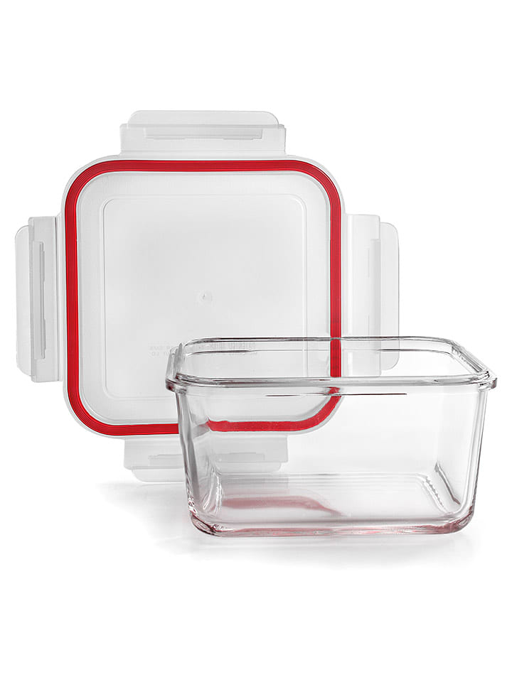 Ibili Pojemnik w kolorze czerwonym na żywność - 750 ml rozmiar: onesize