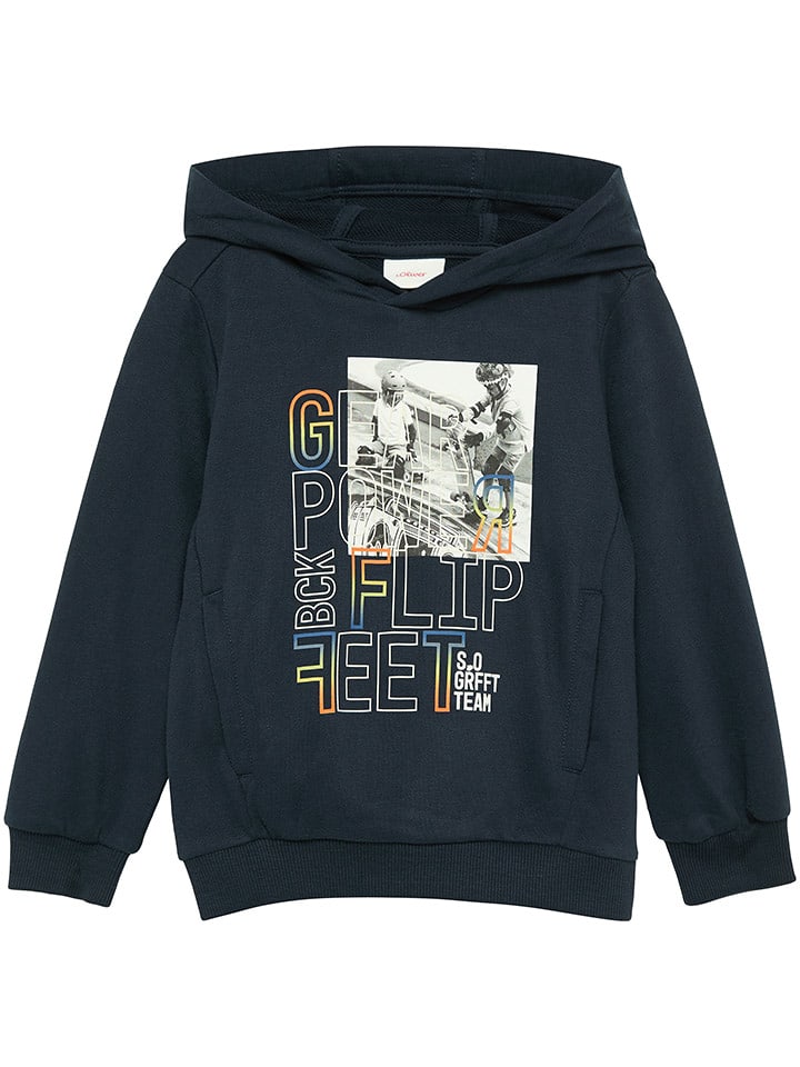 s.Oliver Bluza w kolorze granatowym rozmiar: 116/122