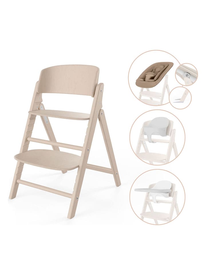 Cybex Krzesełko 4w1 "Click&Fold" w kolorze beżowo-białym do karmienia rozmiar: onesize