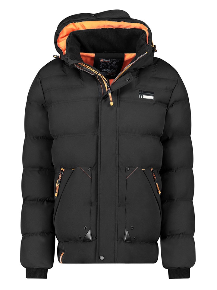 Geographical Norway Kurtka zimowa w kolorze czarnym rozmiar: M