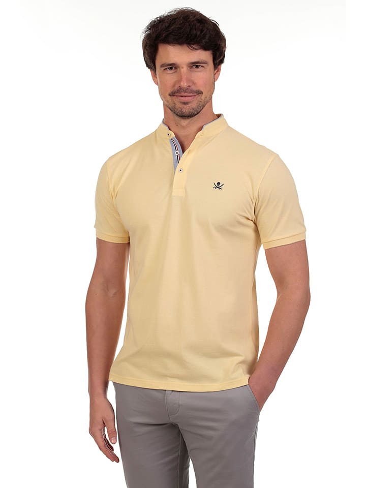 The Time of Bocha Koszulka polo w kolorze żółtym rozmiar: M