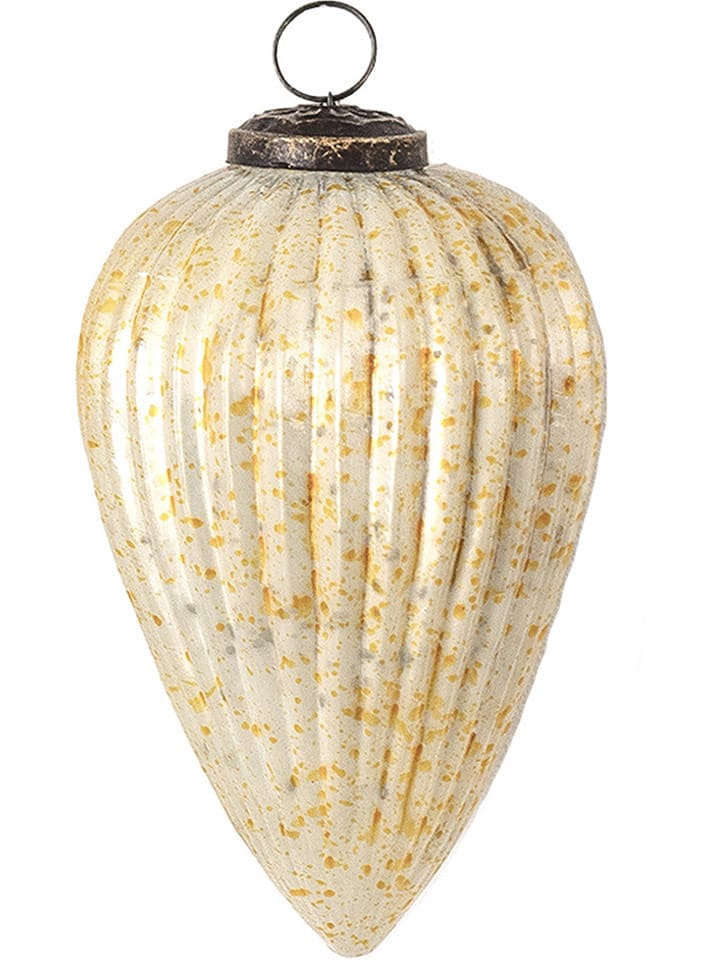 Clayre & Eef Bombka w kolorze beżowym - wys. 12 x Ø 7 cm rozmiar: onesize