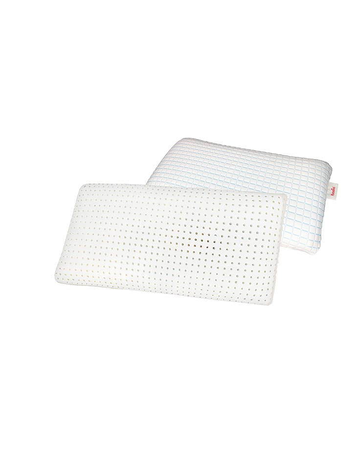 Paradies Poduszka "Vitaform" w kolorze białym pod kark rozmiar: 40x80 cm