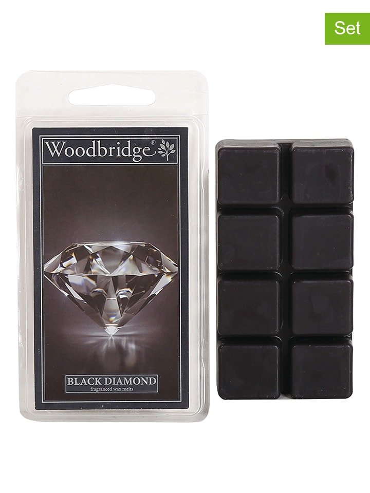 Woodbridge Wosk zapachowy (2 szt.) "Black Diamond" w kolorze czarnym - 2 x 68 g rozmiar: onesize